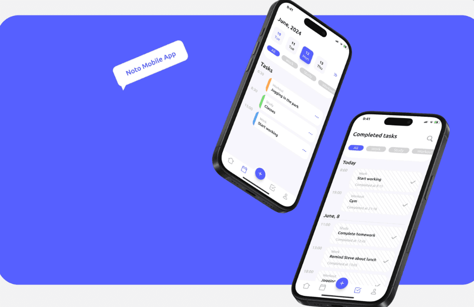 NOTO – UI/UX дизайн додатку для управління завданнями 1